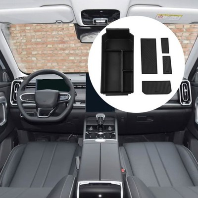 Center Console Organizer for Chery Tiggo 7 Plus 2025 Plus Pro Max Black