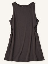 Reformation Ashby EcoMove Black Cutout Active Mini Dress L