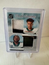2024 Donruss - Malachi Corley, Jordan Travis RC MEM Dual Patch Jets