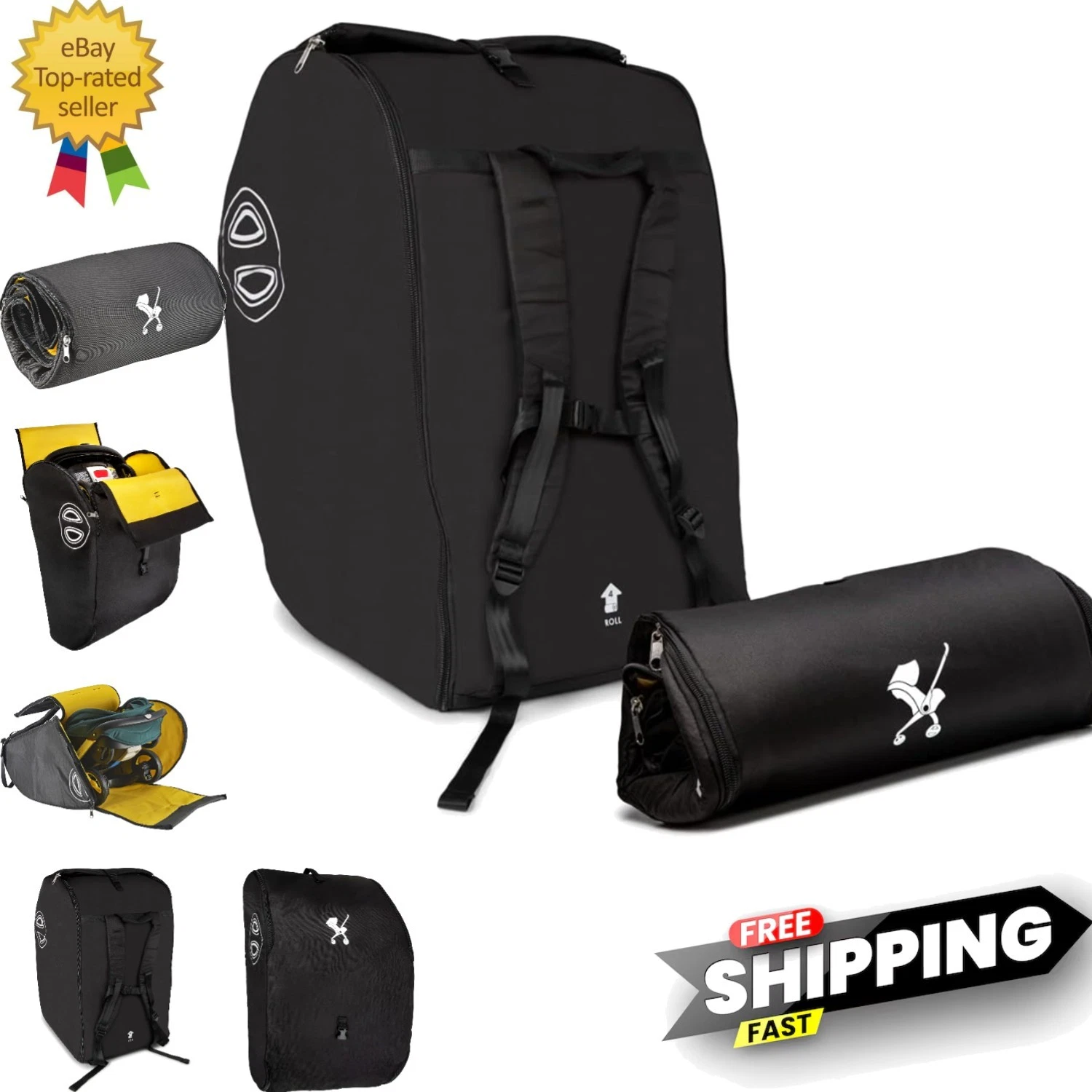 Padded Travel Bag Compatible with the Doona Car Seat & Stroller