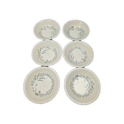 Biltons Schalen weiß mit Harvest Style Design X6