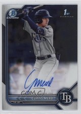 2022 Bowman Chrome Prospect Auto Curtis Mead #CPA-CM Auto sc8