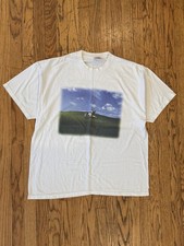 Vintage Microsoft Windows XP RTM Celebration T-Shirt 2001 “Bliss” Launch Staff