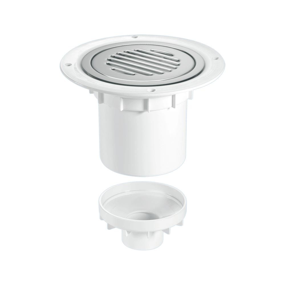 McAlpine TSG2SS-SL-NSC 75mm Trapped Gully 110mm or 2"" Solvent Spigot Outlet