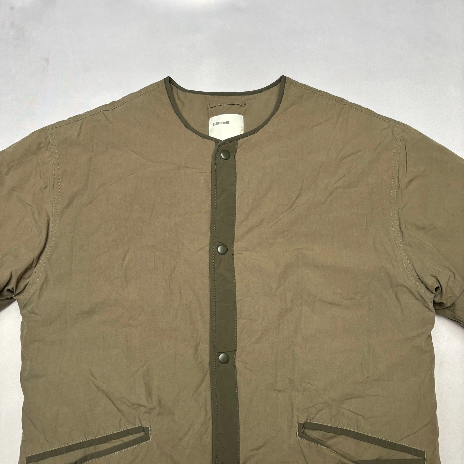 Satta Dojo Jacket in Graphite Men's Small Military Army Streetwear image 3