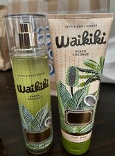 Bath Body Works Waikiki Beach Coconut Mist Body Cream Set Shea Butter 8 oz