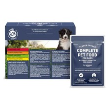 Complete Wet Food for Puppies, Meaty Selection in Jelly,1.2kg(12 pouches of 100g 4.08 per kilo
