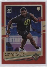 2020 Panini Donruss Rookie Optic Preview Red Prizm 57/99 Cesar Ruiz #P-281 c7s
