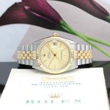 Rolex Datejust Medium Stahl / Gold Ref: 68273 mit Rolex Box & Papiere von 1992
