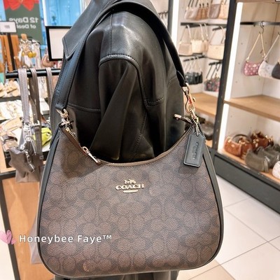 NWT Coach Teri Hobo Bag In Signature Canvas CAK28/CV940/CAL52, $349.00