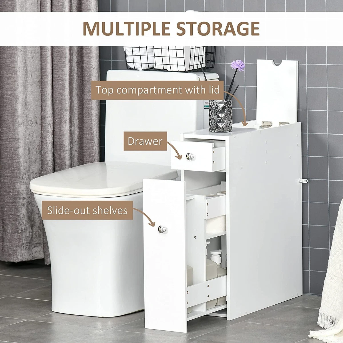 Bathroom short cabinet deals