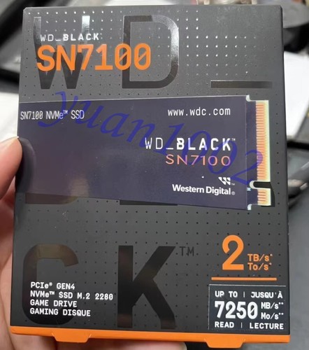 1PCS NEW WD SN7100 2TB M.2, PCIe4.0 7250MB/s SSD Fast delivery/*$a