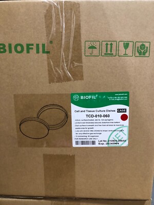 6cm Cell Culture Dish, Surface-Treated, Sterile, 10 dishes/bag, 60 bags/Case