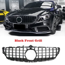 für Mercedes W218 CLS400 550 15-17Schwarz Frontgrill Kühlergrill W/ Camera Hole für Mercedes W218 CLS400 550 15-17Schwarz Frontgrill Kühlergrill W/ Camera Hole