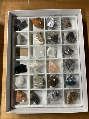 Phywe Sample Rocks Box New Wards Science Rock Mineral Specimen Samples Set Geology Collection ...