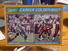 2017 Panini Classics Career Colors Gold Emmitt Smith #CC-10 HOF