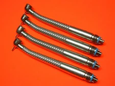 LARES 757 ( LARGE HEAD ) FIBER DENTAL HANDPIECE LOT OF 4 & 3 MONTH WARRANTY