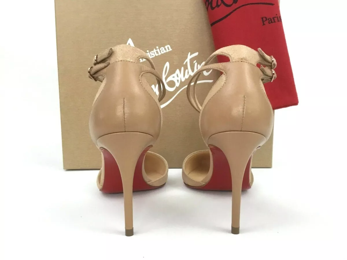 Uptown double clearance red sole pump