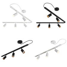 Litecraft Bexley Flexible Metal Track Light Kit with 3, 5 GU10 Heads - 2 Colours