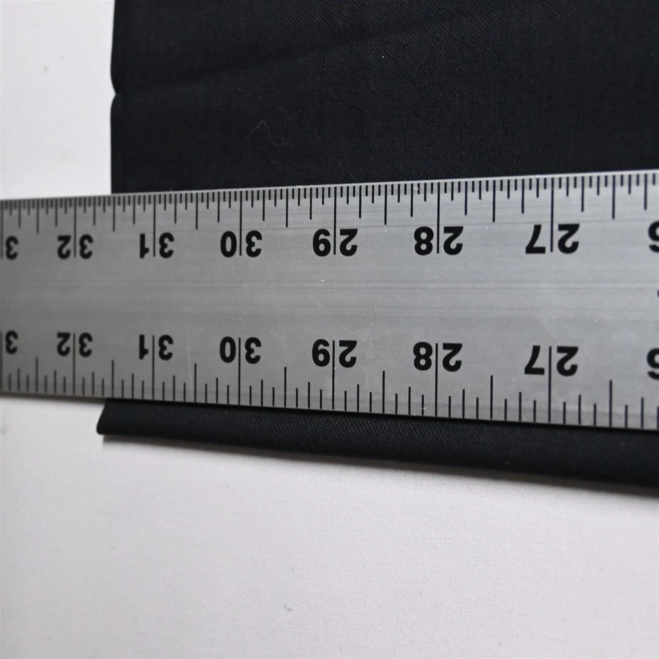 Pantalones de vestir Jack Victor Riviera 36x32 negros de lana elástica para hombre Foto 4 de 4