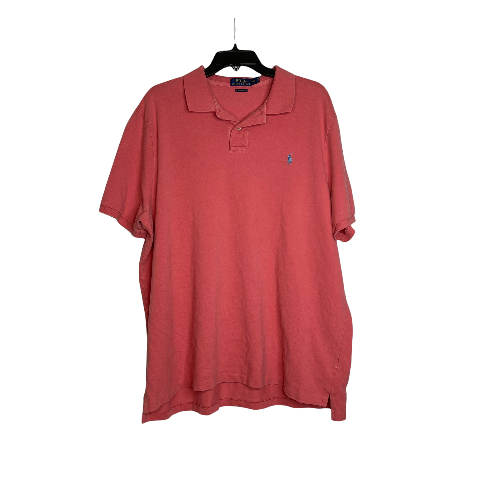 Polo Ralph Lauren Golf Shirt Taglia XXL Maglia Salmone Vestibilità Classica Pony Logo Uomo