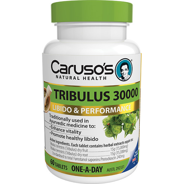 Caruso'S Tribulus 30000 60 Tablets Libido Performance Unisex Sexual Function