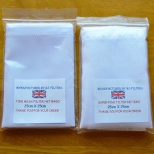 MAKING SLOE GIN? A 2 BAG KIT -2 GRADES=1-300 MICR0N &1- SUPER FINE 25CM X 25CM  