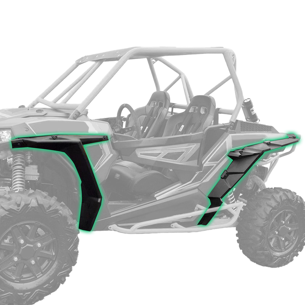 For Polaris RZR XP 1000/XP 4 1000 2014-23 Fender Flares Mud Flaps