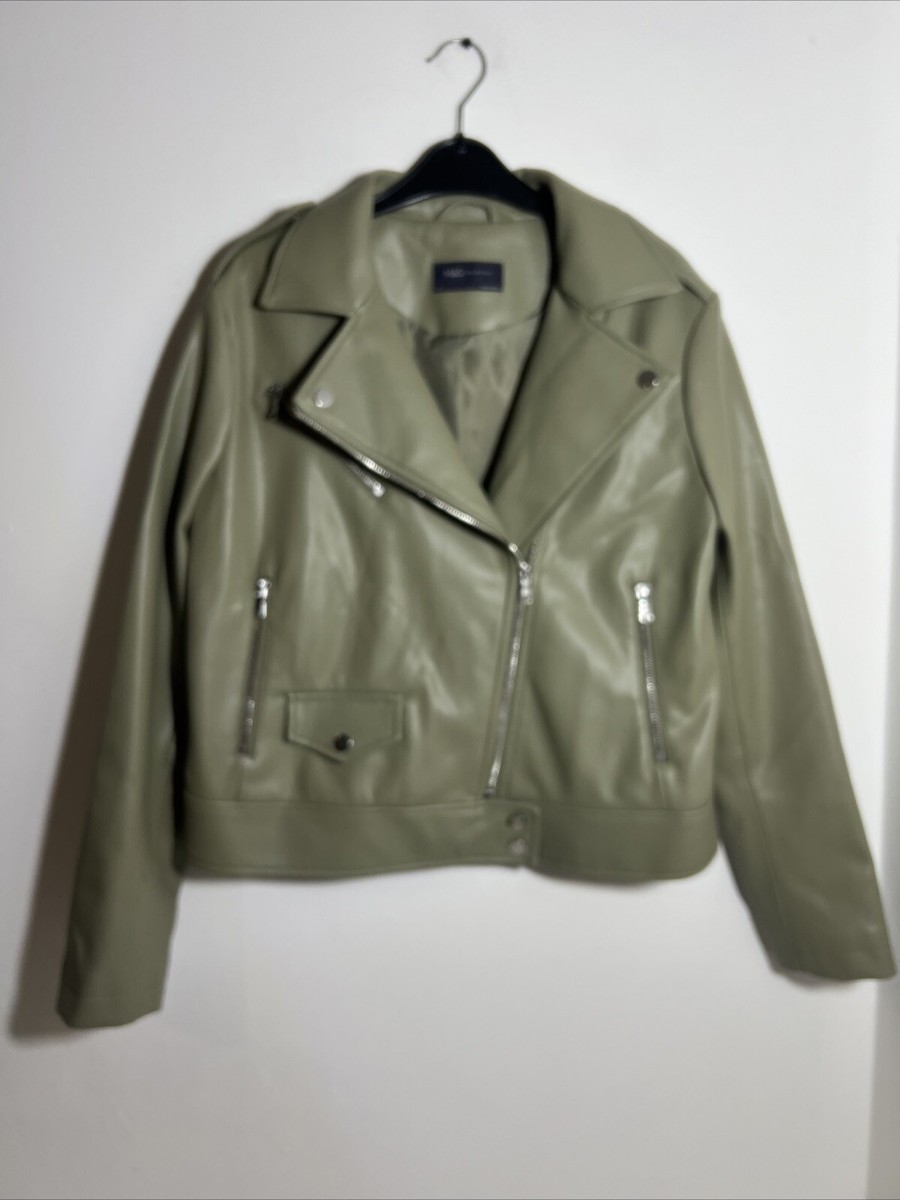 Faux Leather Jacket Marks And Spencer Summer Jackets M&S Mens L/S