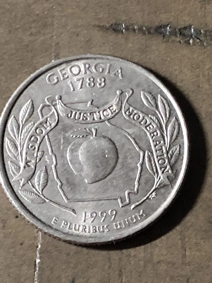 1788 Georgia Quarter Dollar 1999 Rare Find! - Image 4 of 4