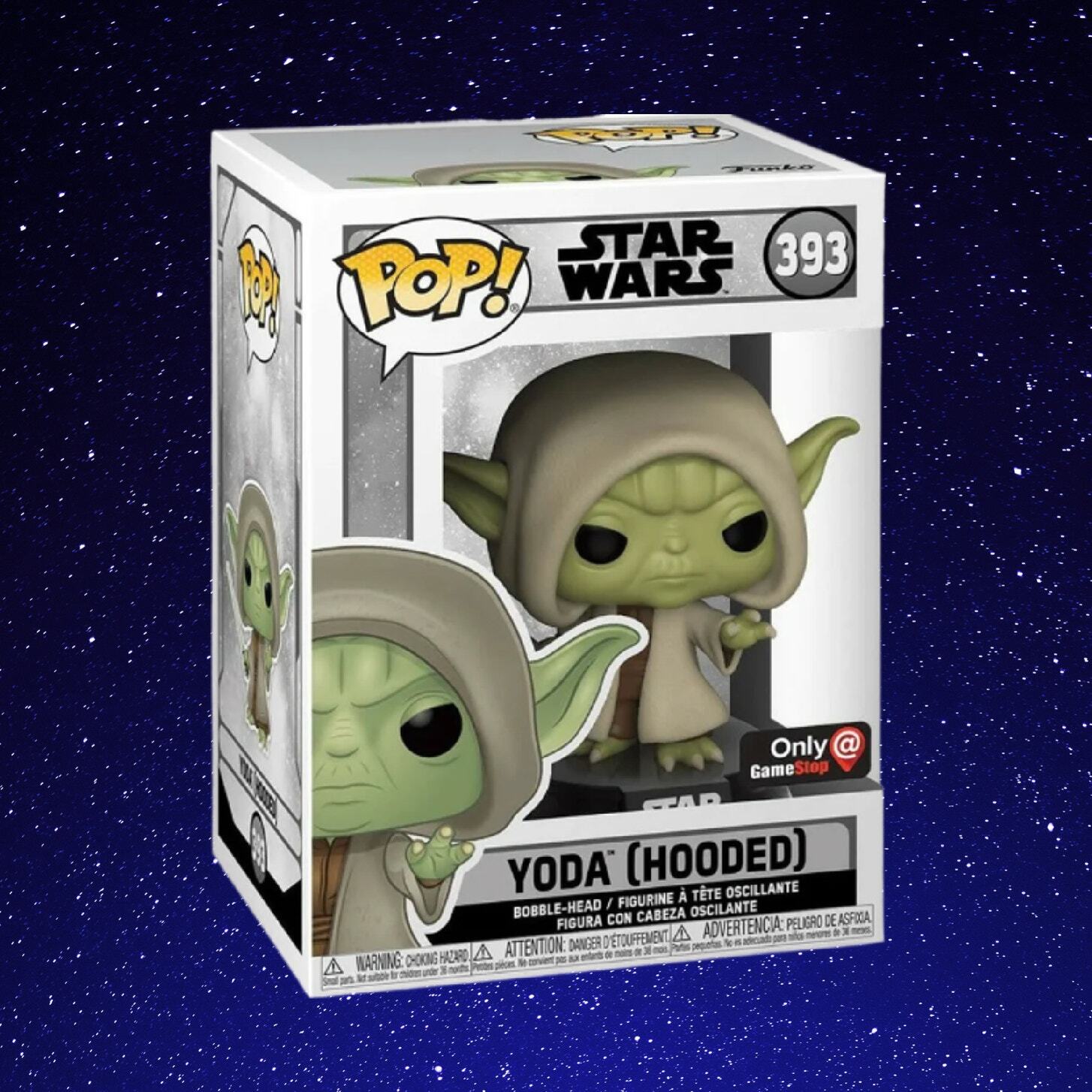 Star Wars Hooded Yoda Gamestop Exclusive Funko Pop 393