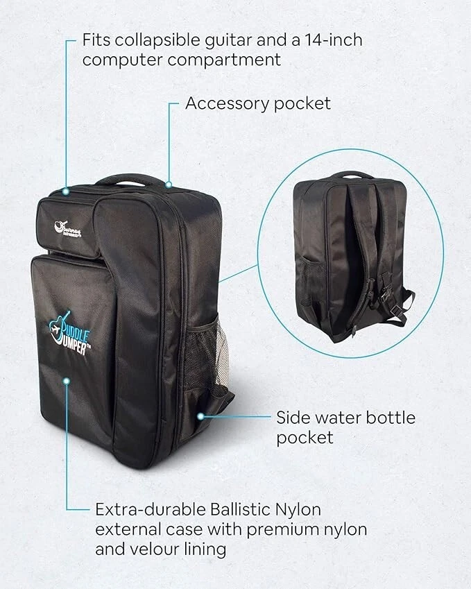 Journey Instruments – PJ410N Puddle Jumper Collapsible Acoustic Travel Guitar - Image 4 of 4