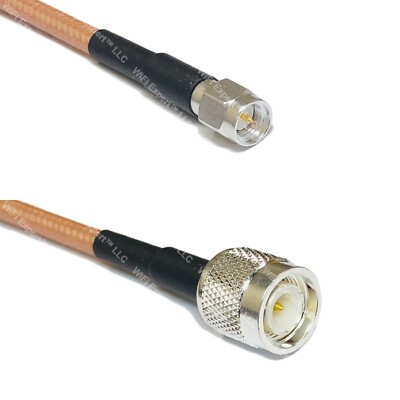 RG400 SMA MALE to TNC MALE RF Cable FAST-SHIP LOT
