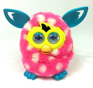 furby pink with white spots