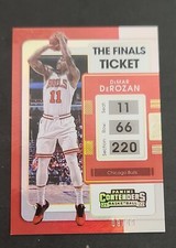 2021 CONTENDERS #56 DEMAR DEROZAN THE FINALS TICKET #09/49!