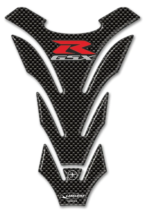 Pare-Chocs Réservoir Adhésifs 3D Suzuki GSXR GSX-R Carbone - Photo 1/1