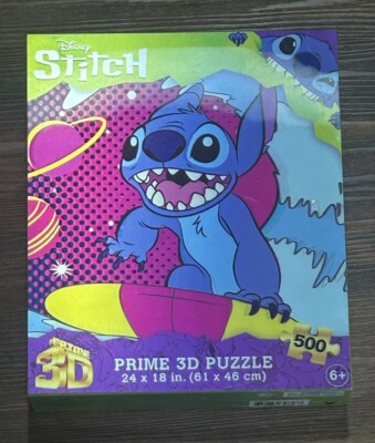 Prime 3D Disney Stitch 500 Piece 3D Puzzle New in Box