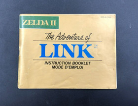 Zelda II: The Adventure of Link (Nintendo NES) in Box w/ Manual - Gold Cartridge