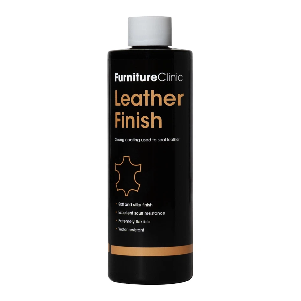 FURNITURE CLINIC Clear Leather Finish Sealant Top Coat Water Scratch Resistant Extremely Flexible