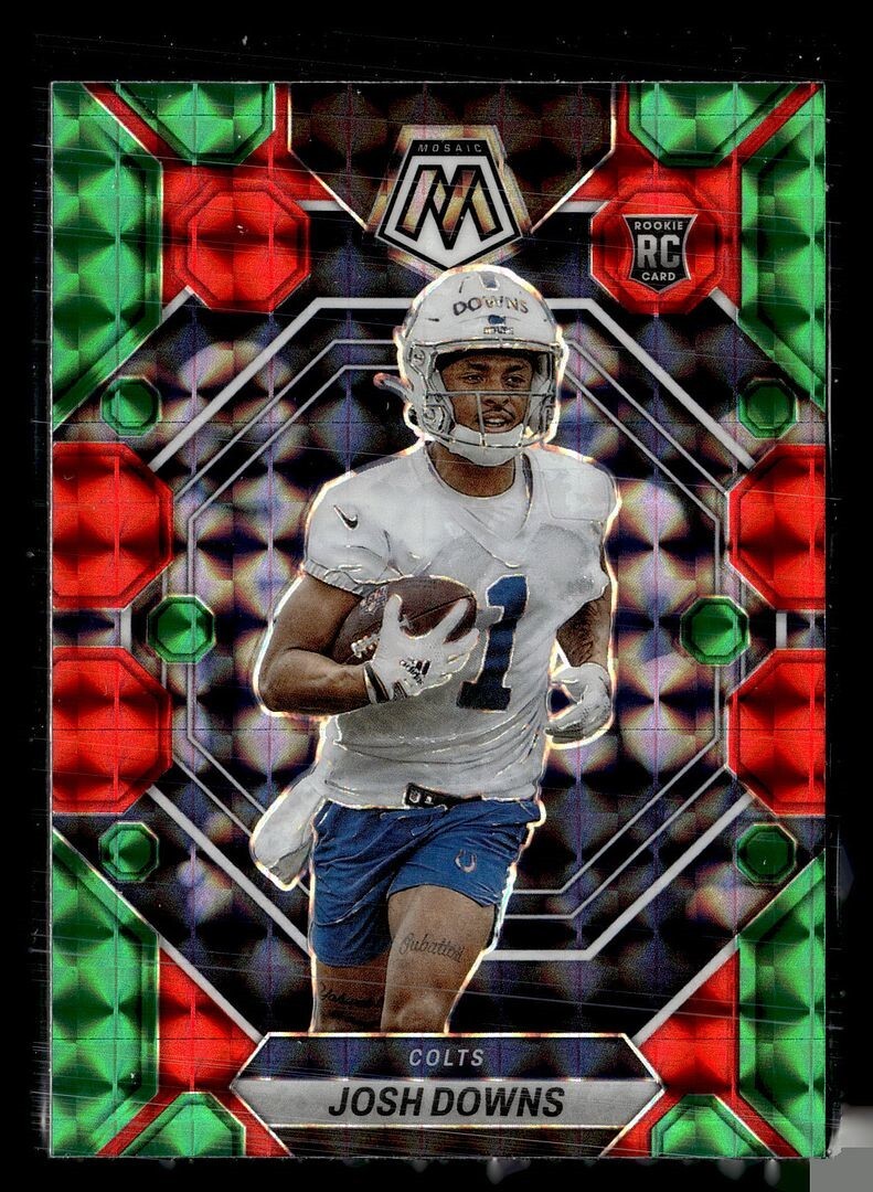 2023 MOSAIC CHOICE RED GREEN ROOKIE 339 Josh Downs