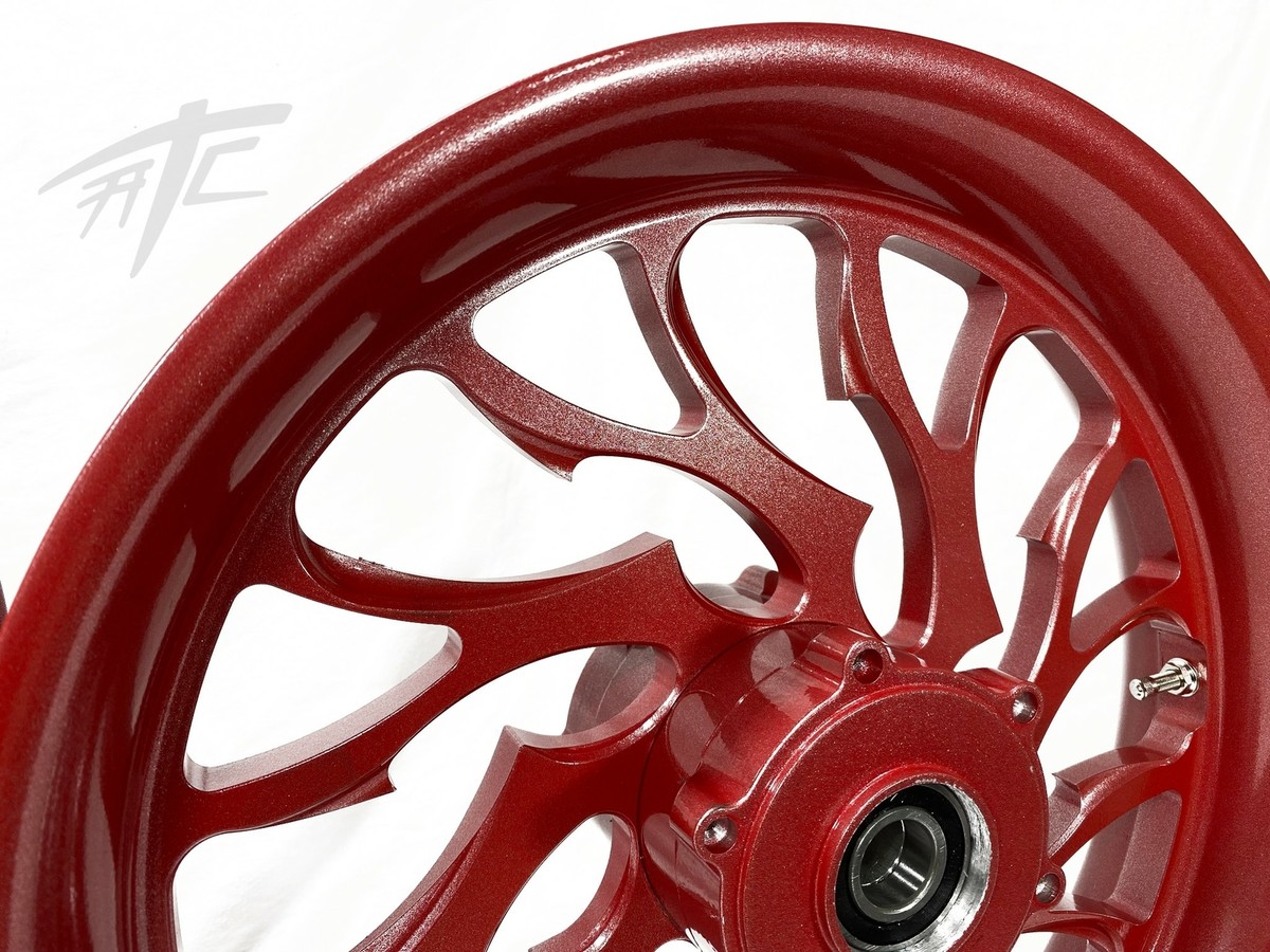 NINJA STOCK SIZE PRO RED HELLIAN WHEELS 06-11 KAWASAKI NINJA ZX-14