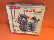 ANTIQUE - ROSKO TOYS - BOX ONLY - FRENCH POODLE