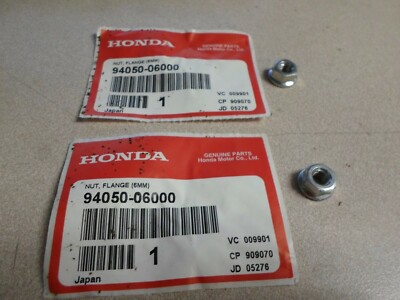 Nos Honda Oem 6mm Flange Nuts 72 14 Atc110 Tc125 Cb750 Cb550 Cbr1000 Ebay