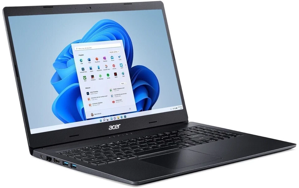 Acer Aspire 3 A315-23 15.6" AMD, Athlon Silver, 8GB RAM, 1TB HDD - Black 2021 - Image 3 of 4