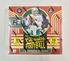 2021 PANINI CLASSICS H2 FOOTBALL  LOT OF- (2) TWO SEALED HOBBY BOXES