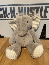 Lambs  Ivy Jungle Safari Gray Plush Elephant Stuffed Animal Toy Plushie Jett