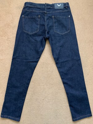 John Richmond Men s Slim Fit Stretch Blue Jeans, Size W34'', L32'', RRP£140