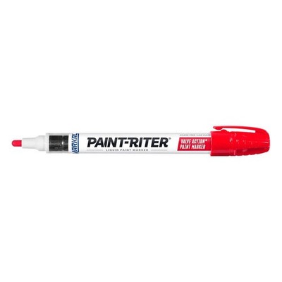 MARKAL 96822 Paint Marker, Permanent, Red 2F938