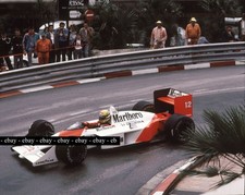 Dia 6x7cm - Ayrton Senna - McLaren-Honda - 1988 Monaco GP - FujiChrome RHP