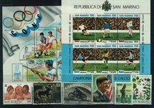 San Marino - Briefmarkenlot - 1 Steckkarte - postfrisch/gestempelt